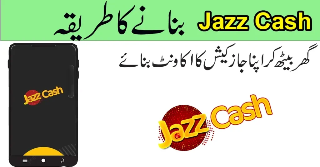 how to creat jazzcash account