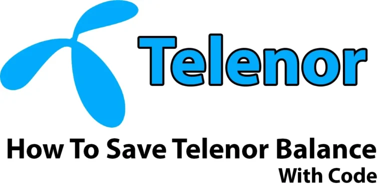 Telenor Balance Save Code